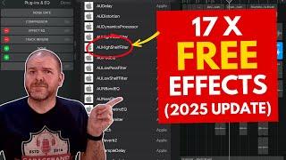 Apple's FREE plugins in 2025 | GarageBand iOS (iPad & iPhone)