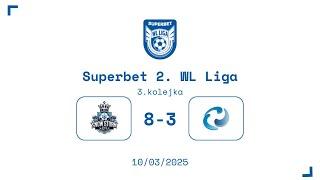 SUPERBET 2. WL LIGA: Snow Storm - FSC Braga 8:3 [3. kolejka, Wiosna 2025]