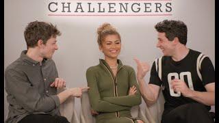 Zendaya, Josh O'Connor & Mike Faist x Coup De Main 'Challengers' interview