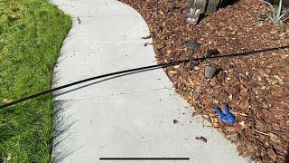 How To Run a Pipe Under a Slab or Sidewalk With a Garden Hose