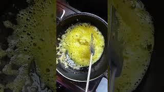 Tempering Onions and Garlics for Dal (Lentils) soup