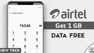 Airtel Get Free Data 1GB /AIRTEL free Data 1GB  new trick 2020