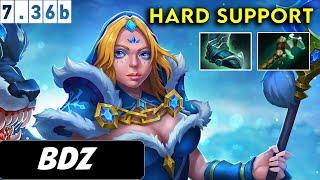 BDZ Crystal Maiden Hard Support - Dota 2 Patch 7.36B Pro Pub Gameplay