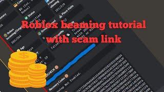 roblox beaming tutorial *scam link tutorial*
