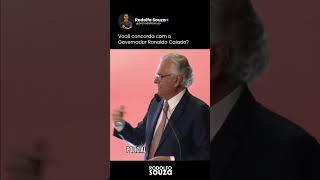 O Governador do Estado de Goiás, Ronaldo Caiado afirmou...