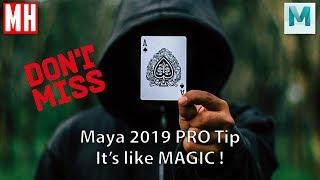 Maya 2019 Pro Tip ! : It's like MAGIC ( Retopo & Remesh )