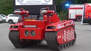 Milrem Robotics firefighting robot