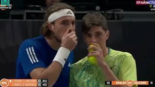 Tsitsipas/ Shevchenko VS Rublev/ Shapovalov