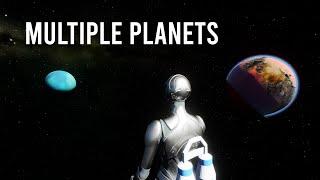 Unreal Engine 5 - Managing Multiple Planets