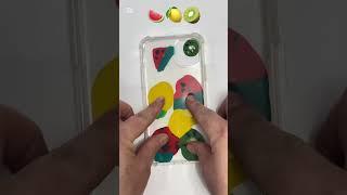 Satisfying cute fruit iphone art#asmr #art #satisfying