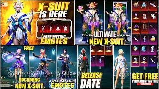 OMG  GALADRIA X-SUIT FULL LOOK Is HERE | New MYTHIC EMOTES| New UPGRADEABLE LMG SKIN PUBGM/BGMI