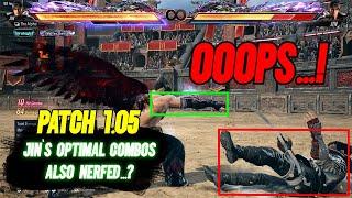 Tekken 8 | Jin Optimal Combos after Patch 1.05 Also Nerfed...?