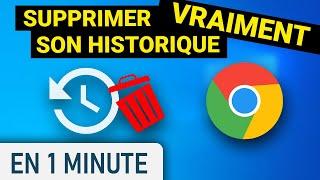 Supprimer votre historique de navigation NE SUFFIT (peut-être) PAS sur Google Chrome