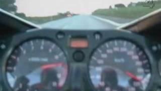 Riding his motorbike at 336 Km/h, he joked the police