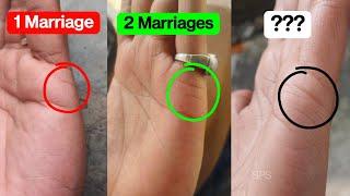 How Many Times?  Second Marriage Line in Hand