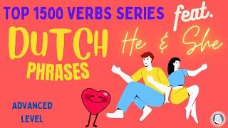 Learn Dutch 1500 verbs feat. He & She Pt. 2/15