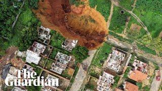 Brazilian city in Amazon declares state of emergency after sinkholes open up