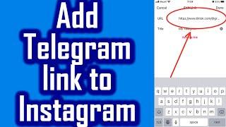 How to add Telegram Link in Instagram profile | add Telegram link to Instagram BIO! (NEW)
