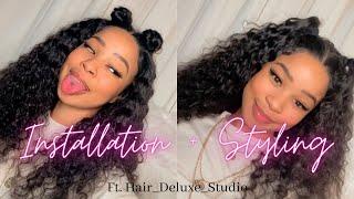 Quick and Easy Installation + Styling Ft. Deluxe_Hair_Studio| Jennifer N