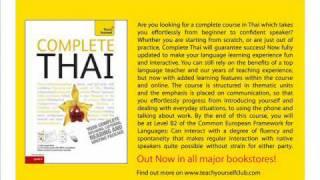 Teach Yourself Series - Complete Thai (Audio Sample).mp4