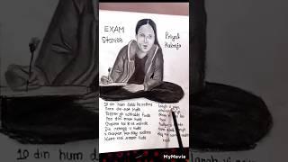 Exam story  funny drawing @Priyal_Kukreja drawing #shorts #viral #examstory #funnydrawing