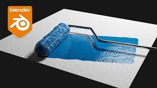 Blender Tutorial - Paint Roller Effect w/ Dynamic Paint