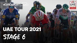 UAE Tour 2021 - Stage 6 Highlights | Cycling | Eurosport