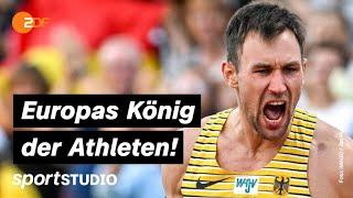 Niklas Kaul gewinnt sensationell Zehnkampf-Gold | European Championships München | sportstudio