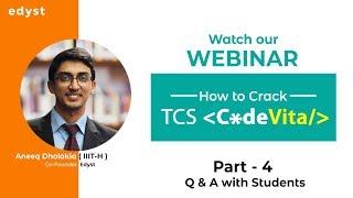 [Webinar] How to Crack TCS CodeVita by Edyst - Part 4/4