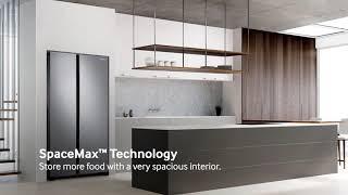 Samsung Side by Side refrigerator with SpaceMax™ technology