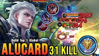 Alucard 31 Kills!! Insane One Shot Damage Build!! - Build Top 1 Global Alucard ~ MLBB