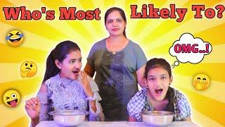 Who's Most Likely To?  | Challenge Video with Mom | *funny* 