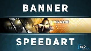 CS:GO Youtube Banner | Speedart | GIMP 2.8 | CeloDesignz