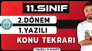 11.SINIF MATEMATİK 2.DÖNEM 1.YAZILI KONU TEKRARI |  YAZILI KAMPI 