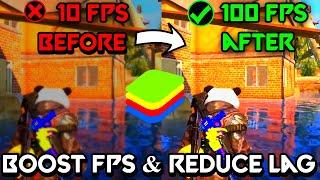 Bluestacks 5 lag fix for low end pc | Free Fire, Bgmi, lag fix | Bluestacks lag fix 4gb ram |