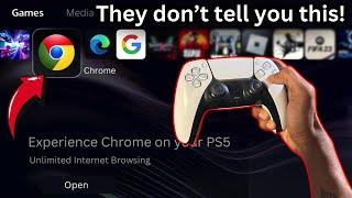 How to get Full Internet Browser on PS5 (Hidden Features)