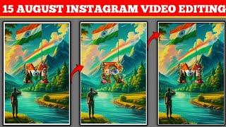 15 August Viral Name Video Editing Tutorial || Instagram Trending 15 August Name Leter Video Editing