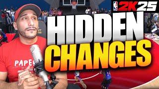 2K25 HIDDEN CHANGES | NBA 2K25 NEWS UPDATE