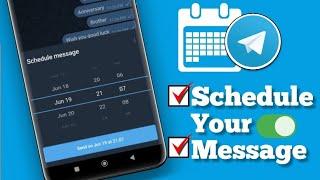 how to send a scheduled message on telegram || telegram auto send message || New update tricks
