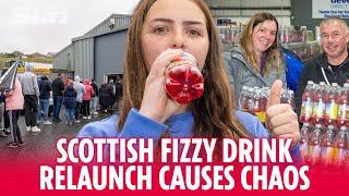 Police called as Scottish fizzy drink relaunch causes chaos & customers buy hundreds of bottles