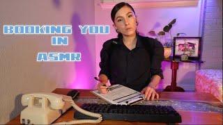 Booking You in Jail | Intake Assessment | Finger Prints ASMR