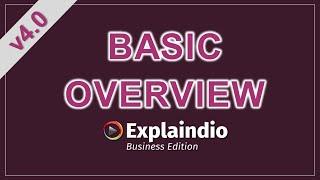 Explaindio 4 0 Basic Overview