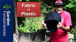 Fabric Pots vs Plastic Pots - which is better - is fabric really cooler?