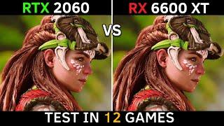 RTX 2060 vs RX 6600 XT | Test In 12 Games | 1080p