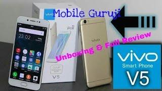 Vivo V5 with Moonlight Selfie Flash Unboxing & Camera , OS Review