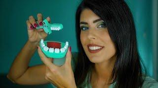 ASMR  DOLCE DENTISTA TI VISITA E TI ACCOGLIE • GIOCHI IN LEGNO (Wooden Tools)