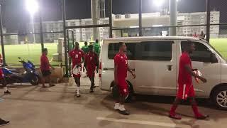 Burundi National Team After Executing Training at the JIS Training Ground