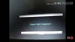  O monitor travou com erro "Input Not Support". Veja como arrumar fácil.