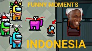 AMONG US FUNNY MOMENTS INDONESIA, PART 1