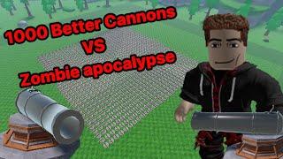 Ultimate Better Cannons Defense: 1000 Turrets vs. Zombie Waves! | Club House Adventures